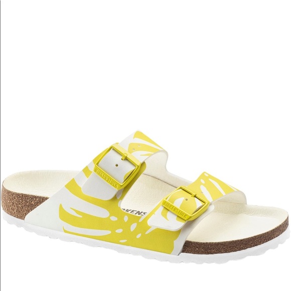 Birkenstock Arizona Monstera Lime Sour Birko-Flor sandals - Picture 5 of 5